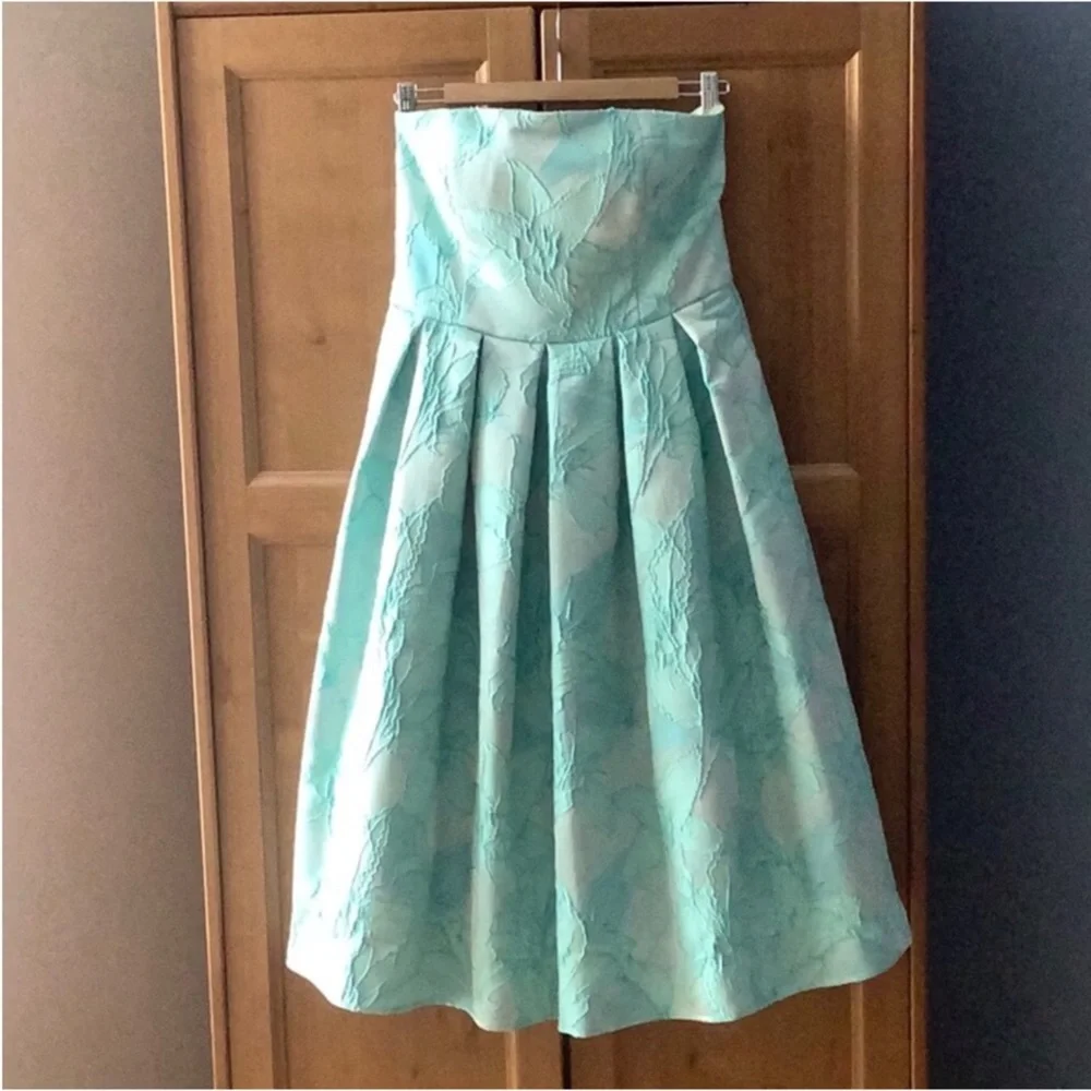 NWOT JS Collections Fit and Flare Midi Dress With Side Pockets - Picture 2 of 4